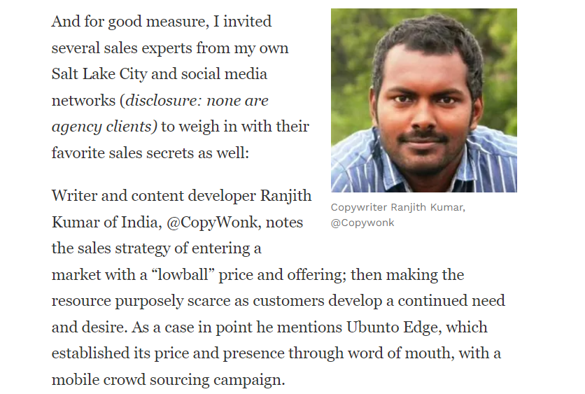 Ranjith kumar, Founder Borecure Media Pvt Ltd